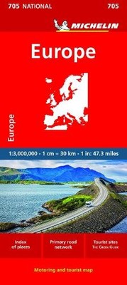 Michelin Europe - Michelin National Map 705 (Map)