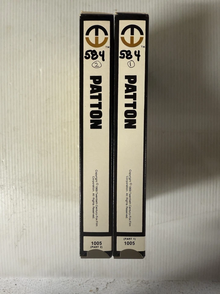 Patton VHS Magnetic Video Corporation Part 1 & Part 2 - Image 4 of 4