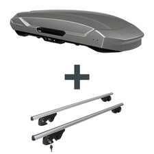 Dachbox Thule Motion 3 XL + Dachträger für Renault Clio Grand Tour (Kombi) KR0/1