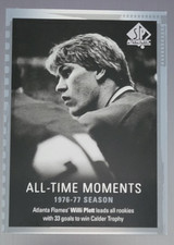 2015-16 SP Authentic All-Time Moments WILLI PLETT Flames 1976-77 Season CHL #134