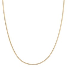 1.3mm Snake Link Chain 18" Necklace 14k Yellow Gold 7.18 Grams