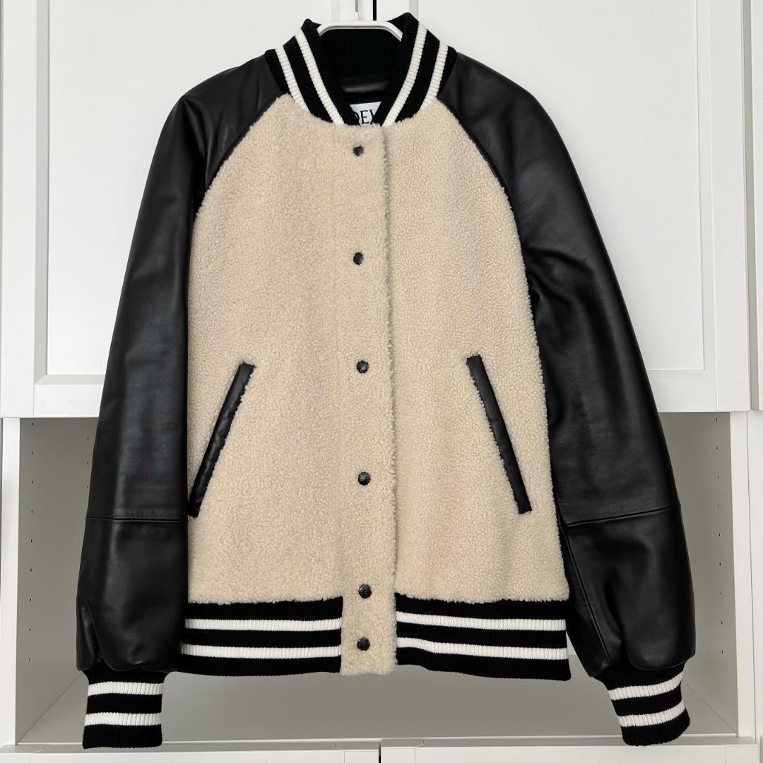 Loewe Mouton Blouson Jacket Size 36 Lamb