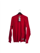 vintage russell athletic pro cotton mock neck shirt mens size medium NOS NWT 90s