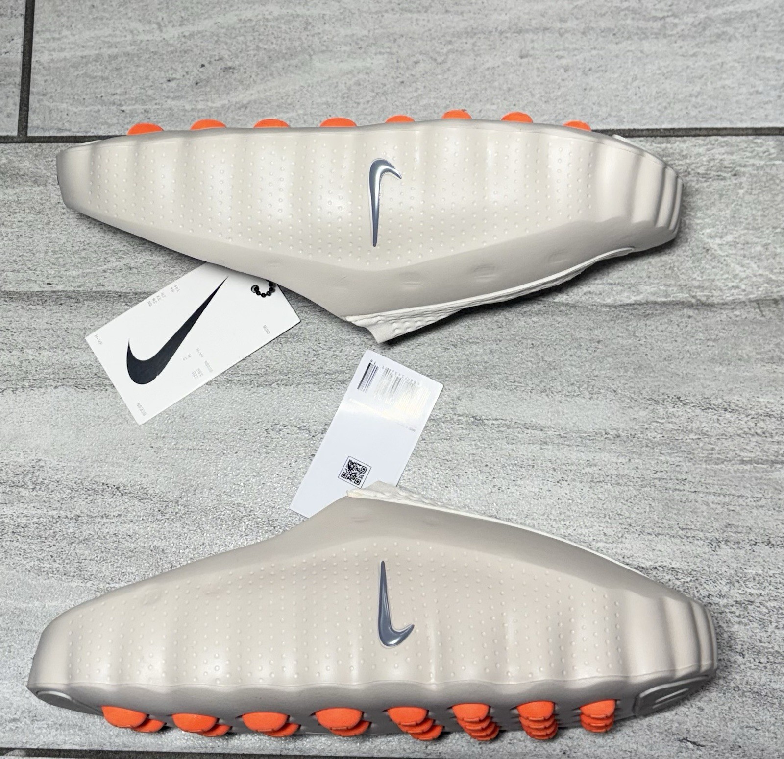 Men’s Slippers - Nike Mind 001 - Color Cream / Beige - Size 8 Mens US
