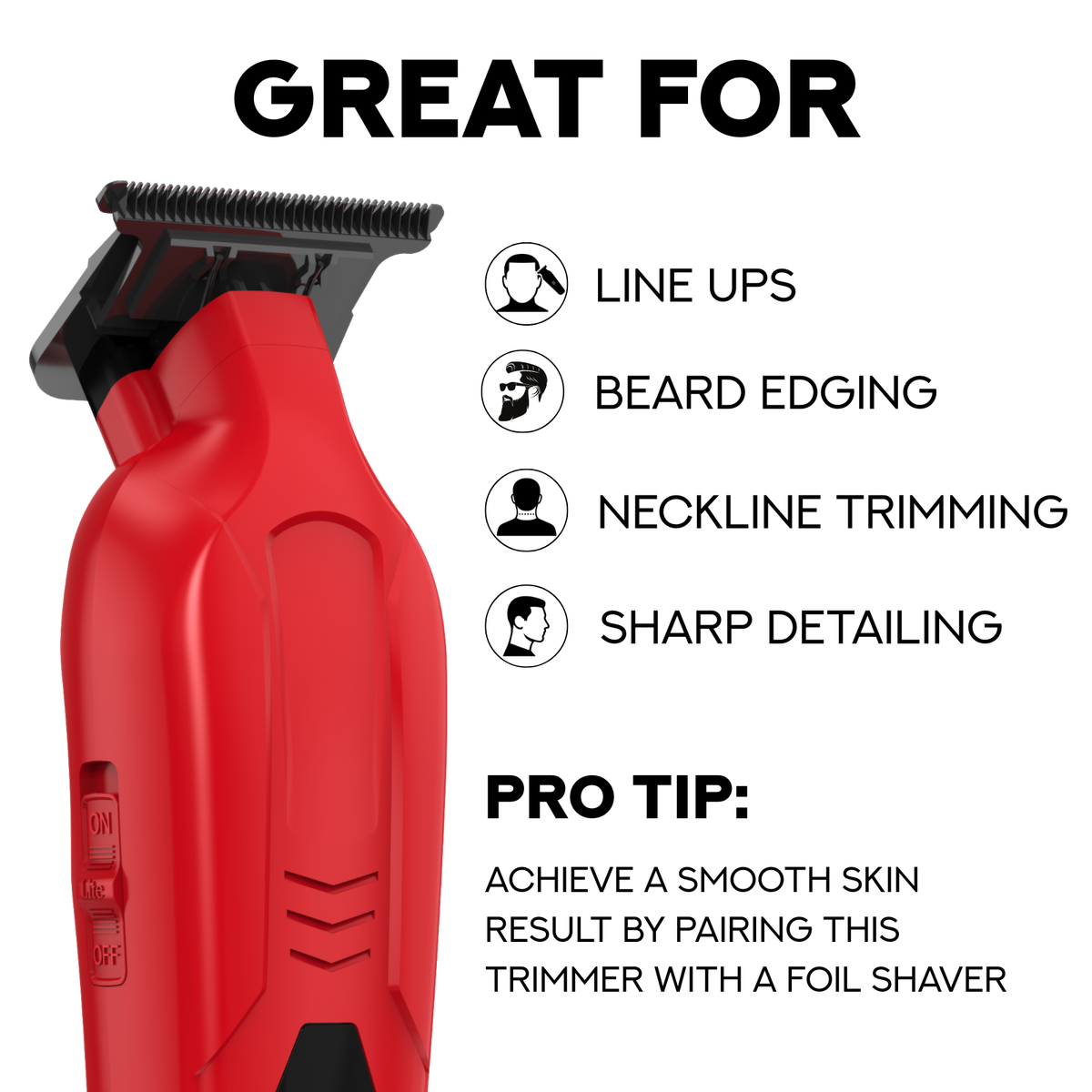 Supreme Trimmer Vader Lite ST3700 - Cordless Beard, Hair & Body