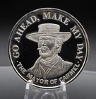 Clint Eastwood Mayor of Carmel MAKE MY DAY RARE! 1oz 999 FINE Silver round C6581