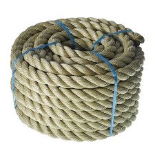 1 inch x 50 feet Twisted ProManila Rope Cordage, UnManila 3 Strand Synthetic ...