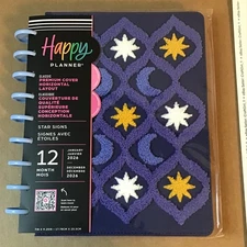 NEW! Happy Planner 2026 “STAR SIGNS” SPECIALTY Classic HORIZONTAL Layout 12-Mos.
