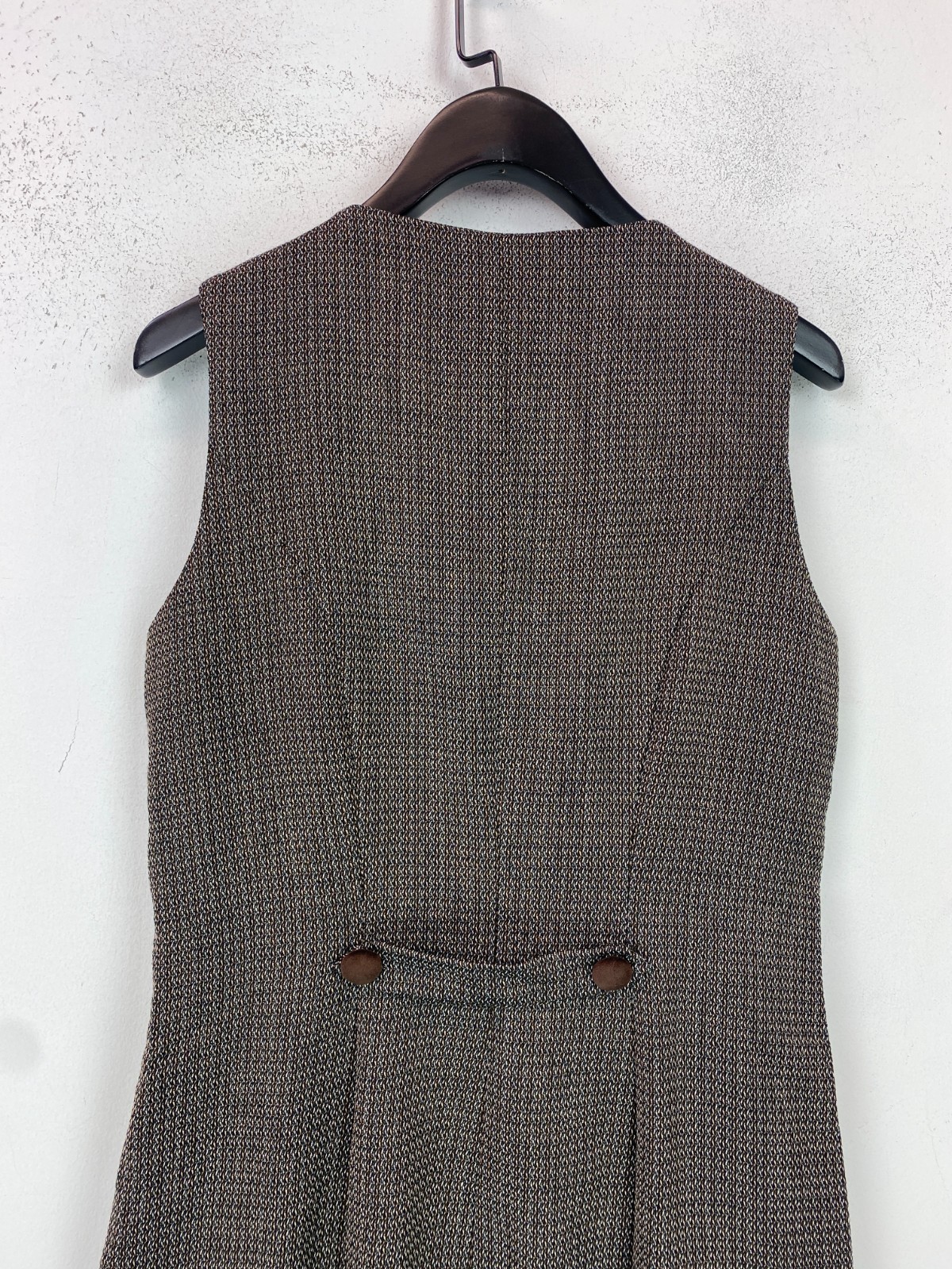 Patsy Seddon Phase Eight Brown Herringbone Dress … - image 8