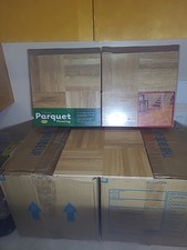 Havea (Rubbertree) Parquet Hardwood Flooring*7 Finger*5/16x12x12"*10sqft