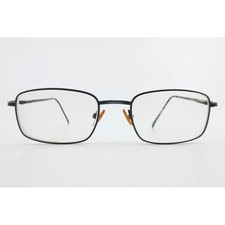 Viva 260 BLK Eyeglasses Black Rectangular Full Rim Metal Frames 52-19-140 36298