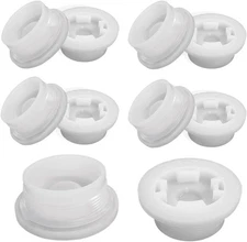 Bung Caps 2Inch Fine Thread Barrel Caps Plastic Bung Hole Caps 10 Pieces with Ga