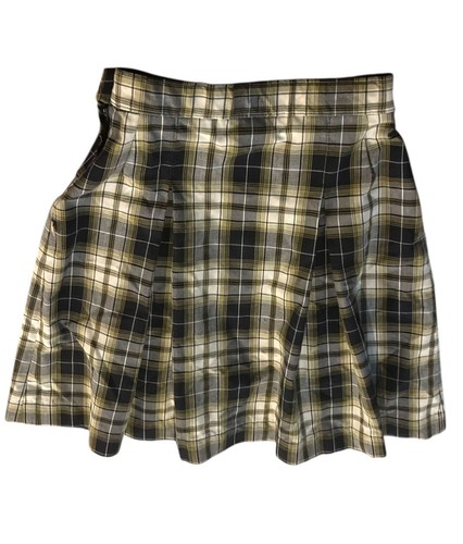 Dennis Uniform Girls 10 G10 Plus 2” Catholic School Skirt 868 Blue Khaki Plaid - Picture 2 of 6