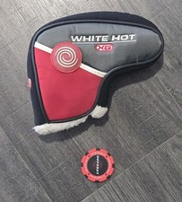 Odyssey White Hot XG Blade Putter Head Cover And Poker Chip Golfball Marker