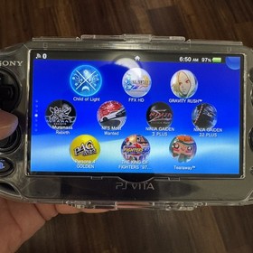 PS Vita 1001 Black Wi-Fi Handheld Console w/8GB vita memory & SD2VITAPRO 128gb