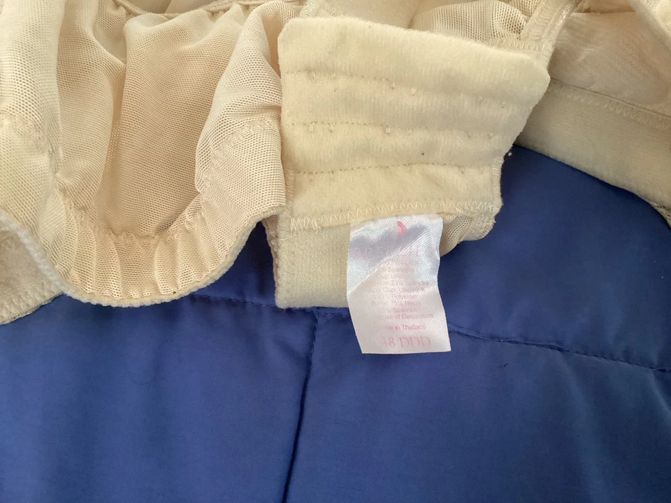 Sujetador para mujer Breezies talla 48DDD beige sin costuras soporte sin aros blanco A260367 Foto 3 de 3