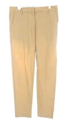 Giada Forte Made in Italy Khaki Tan Pants Women Size XS Twill Preppy Academia