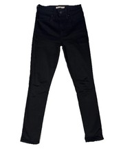 Levi  s 721 High Rise Skinny Black - Women  s Size 27