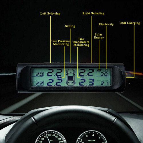 Car TPMS Tire tool pressure monitoring alarm Digital air system real time OEM - Picture 3 of 6