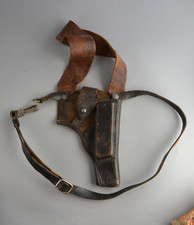 U.S. WWII - Shoulder Holster Rig - 2 Straps - Brown Leather