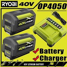 For Ryobi 40V 6 Ah Lithium Ion Battery 40-Volt OP40605VNM OP40602 /Rapid Charger