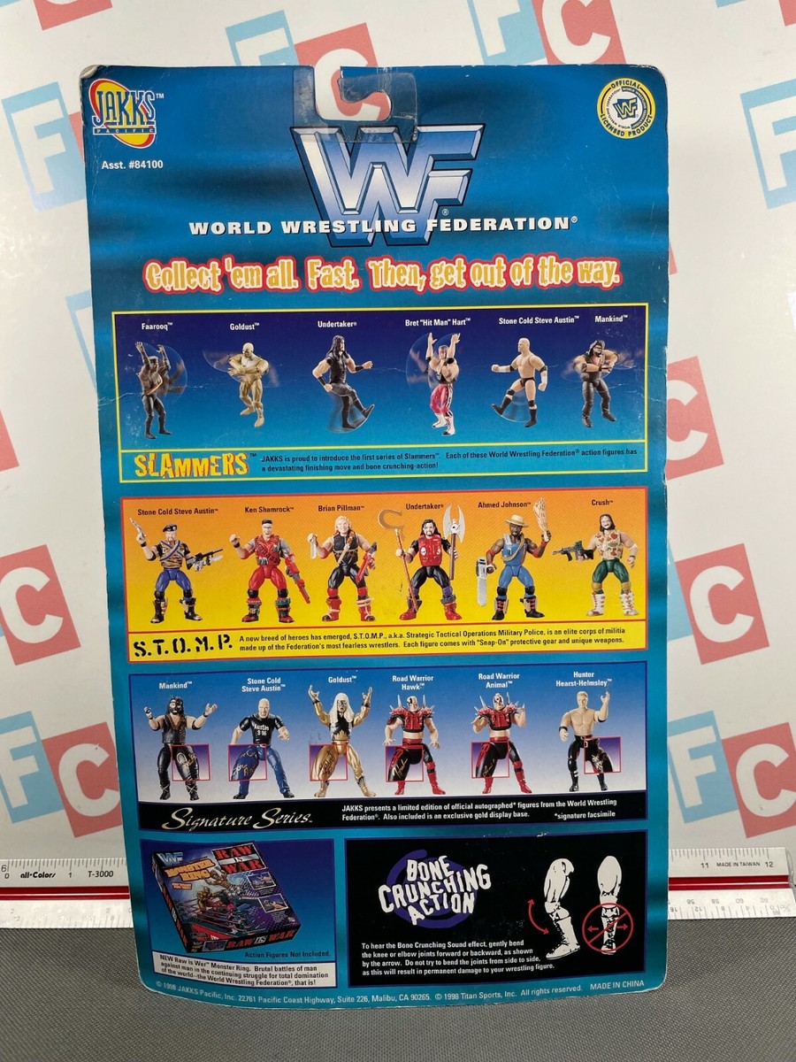 WWE WWF Jakks Bone Crunching Action BCA Slammers Series 1