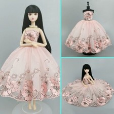 Floral Ballet Dress For 11.5" Doll Outfits 1/6 Dolls Accessories 3-layer Clothes