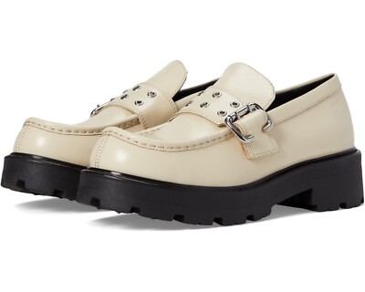 Vagabond Shoemakers Z5134 Womens Off White Cosmo 2.0 Platform Loafer Size US 9