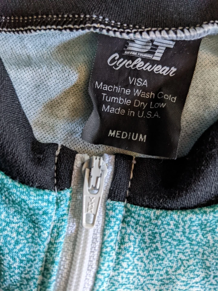 Vintage Denver Post Colorado Ride The Rockies 1990 90 Cycling Jersey Mens Medium - Image 3 of 4