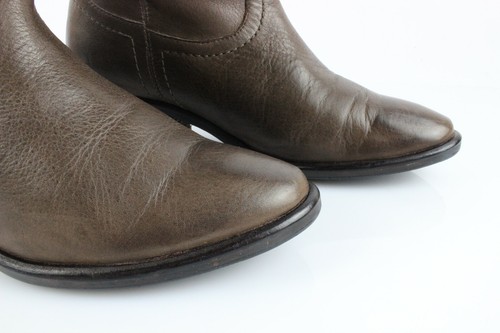 NOE Bottes Cuir Taupe Uk 5 / Fr 38 Très bon état - Photo 3 sur 12