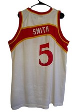 Josh Smith Atlanta Hawks NBA Jersey Men XL Adidas HWC Sewn Vtg 1986 #5 J Smoove