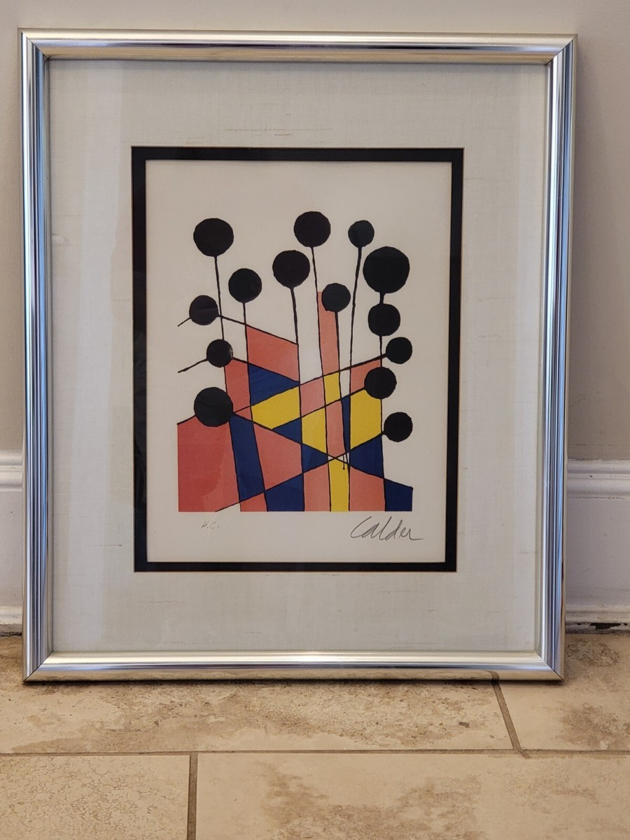 カルダー Alexander Calder 刷り込みサイン カルダー Alexander Calder 刷り込みサイン