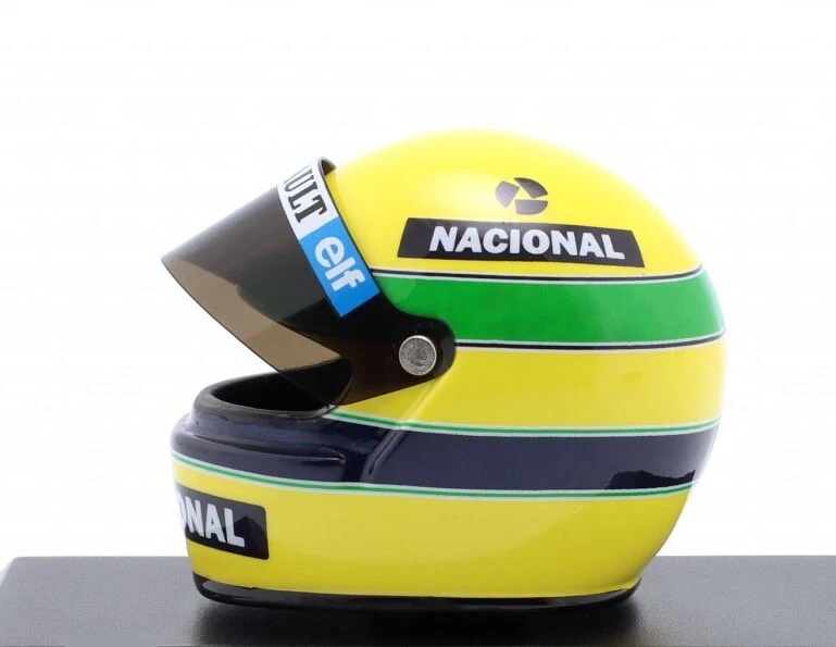 Minichamps Helmet Winner Portugal GP '1st GP Win' 1985 - Ayrton Senna 1/8 Scale - Image 3 of 4