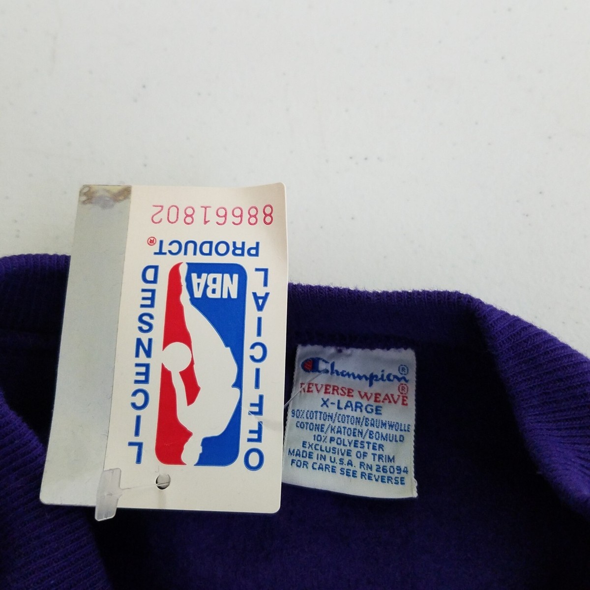 NWT Vintage Champion Reverse Weave Bucks Basketball Sweatshirt NBA