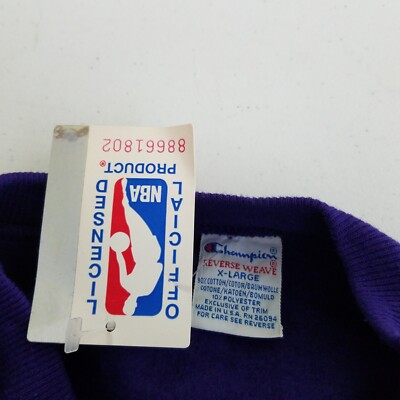 NWT Vintage Champion Reverse Weave Bucks Basketball Sweatshirt NBA
