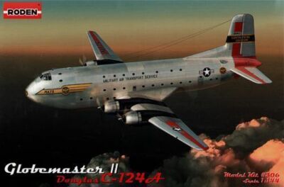 Roden 306 Douglas C-124 Globemaster II Old Shaky cargo MATS, 1/144 scale plastic