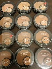 Revlon ColorStay 2-In-1 Compact Makeup & Concealer Full Size ~ Choose Shade NEW.