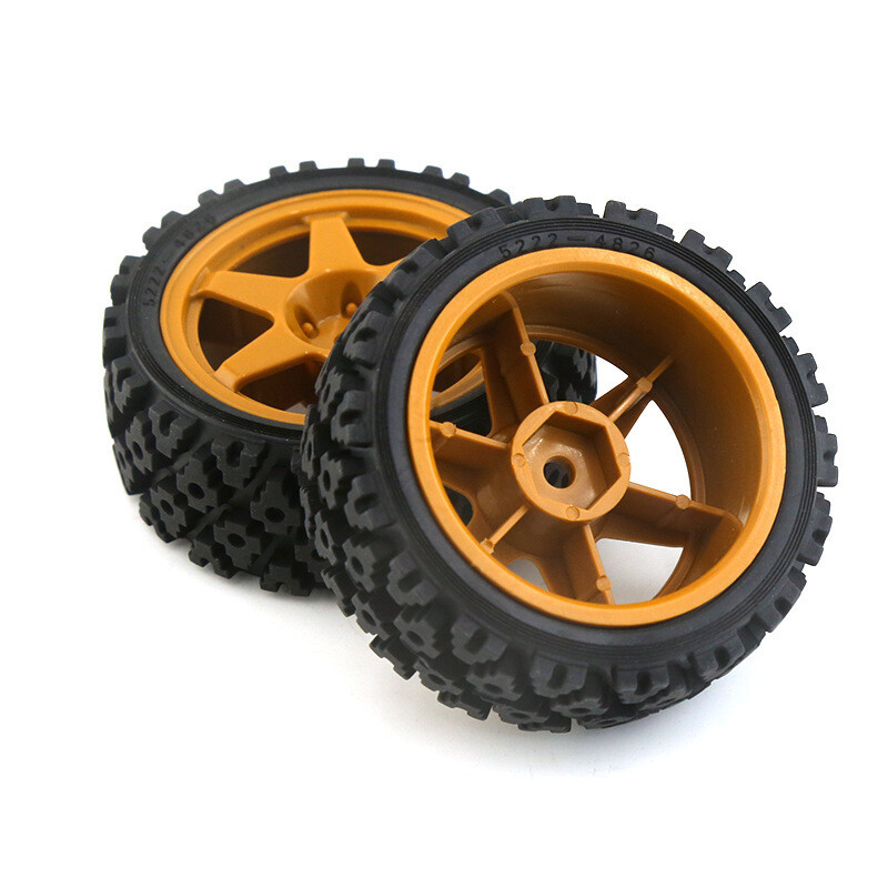 1/10 RC Racing Car On Road Tires Wheels Rims For Tamiya TT01/TT02/XV01