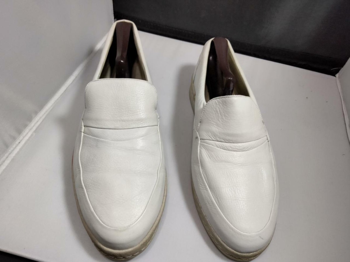 未使用✨BALLY White Striped Black Loafers BALLY_589249_23507_F530_01.jpg