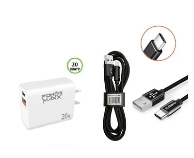 PDWall Charger USB Type C for LG V30 V30S LG V30 Plus LG V35 LG Joan  ThinQ