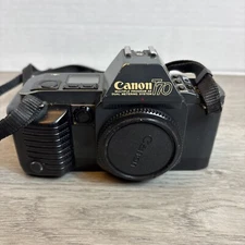 Canon T70 35mm SLR Film Camera [Body Only] Untested - For Parts or Repair