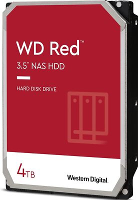 Western Digital WD Red 4TB HDD 3.5Zoll Festplatte NAS 5400rpm 24/7 (WD40EFAX)