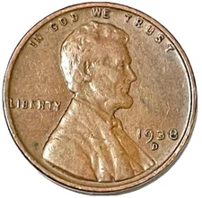 1938-D Lincoln Wheat Cent “Best Value on eBay “ FAST FREE SHIPPING