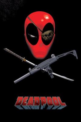 DEADPOOL POSTER MACHINE GUY SAMURAI SWORD