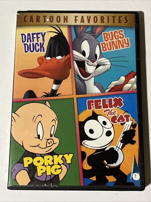 Cartoon Favorites Daffy Duck, Bugs Bunny, Porky Pig, Felix The Cat (DVD Movie)