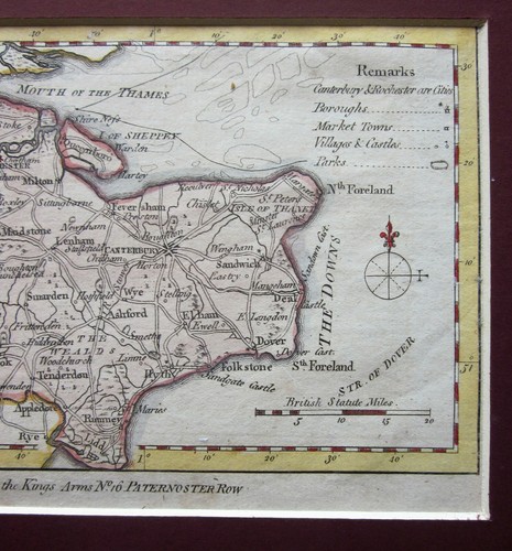 c1785 Kent Thomas Conder Alexander Hogg Antique County Map London Canterbury - Picture 4 of 6