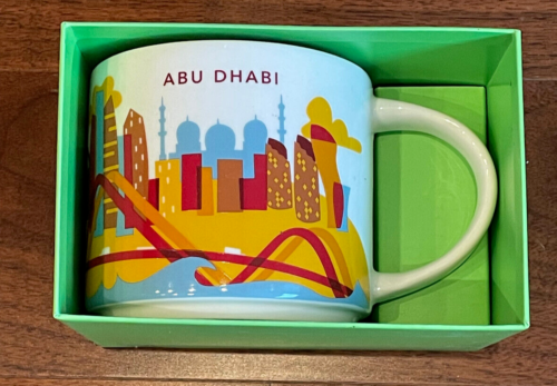 Starbucks cup ABU DHABI you BEEN THERE Collector Series Coffee Mug NWT SHIP FAST - Picture 1 of 11