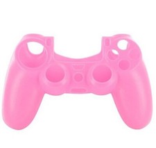 For Playstation 4 PS4 Controller PINK Silicone Rubber Skin Case Gel Cover Grip