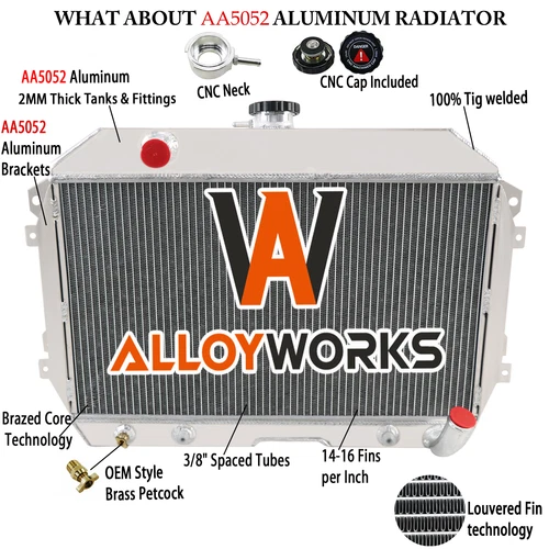 4 ROW 62MM RADIATOR FOR 1970-1975 71 72 73 74 NISSAN DATSUN 240Z 260Z 2.4L 2.6L - Picture 1 of 7