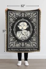 Eraserhead Lady Radiator David Lynch Twin Peaks Pop Art Gift Throw Woven Blanket